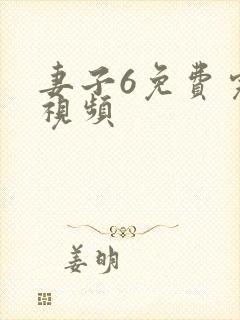 妻子6免费完整视频