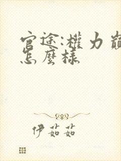 官途:权力巅峰怎么样