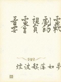 看电视剧电影不要会员的软件