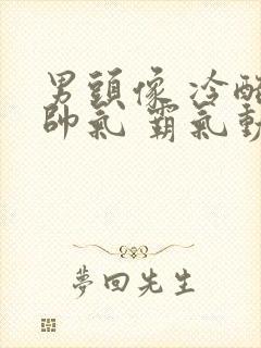 男头像 冷酷 帅气 霸气动漫