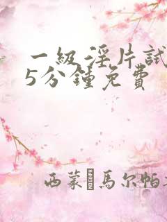 一级淫片试看15分钟免费