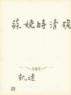 苏娆时清砚小说