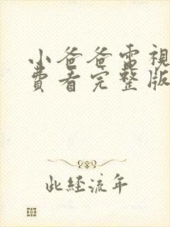 小爸爸电视剧免费看完整版