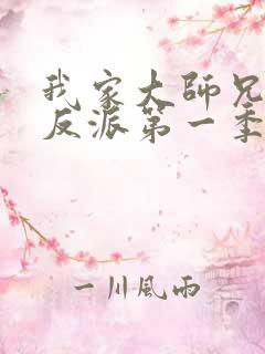 我家大师兄是个反派第一季免费观看动漫