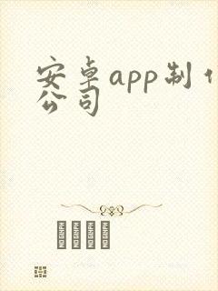 安卓app制作公司