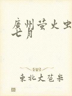 广州萤火虫漫展七月