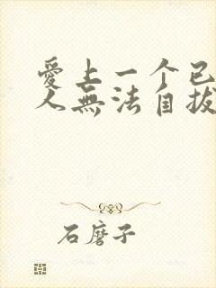 爱上一个已婚男人无法自拔怎么办怎么办