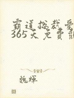 霸道总裁爱上我365天免费观看