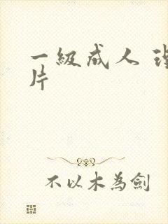 一级成人 理伦片