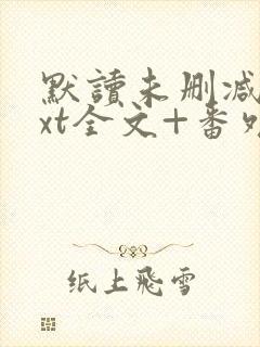 默读未删减版txt全文+番外