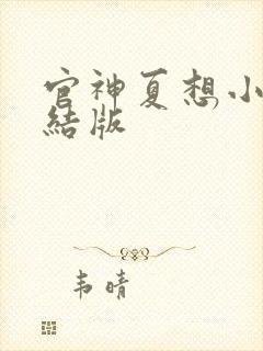 官神夏想小说完结版