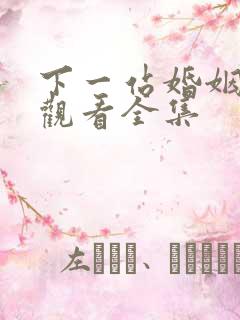 下一站婚姻免费观看全集