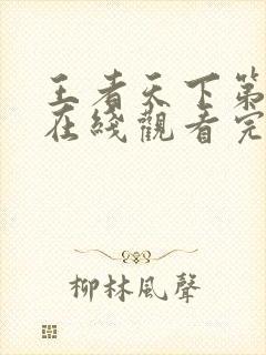 王者天下第五季在线观看完整版