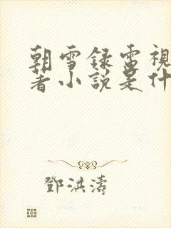 朝雪录电视剧原著小说是什么