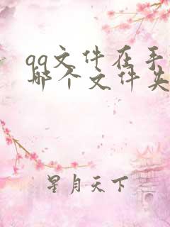 qq文件在手机哪个文件夹