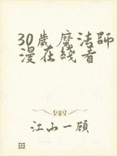 30岁魔法师动漫在线看