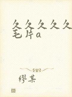 久久久久久精品毛片a