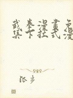 武拳漫画免费全集下拉式漫画