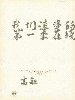 我们滚烫的人生第一季在线看