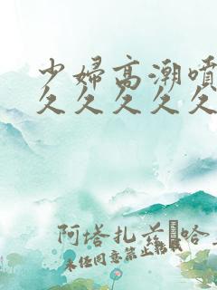 少妇高潮喷水久久久久久久久久久