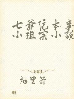 七爷凭本事拐的小祖宗小说txt下载