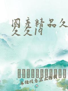 国产精品久久久久久19