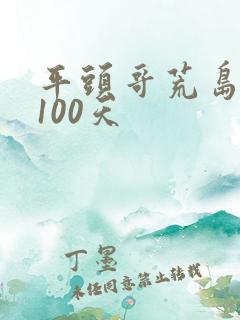 平头哥荒岛求生100天