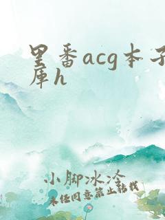 里番acg本子库h