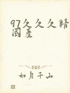 97久久久精品国产