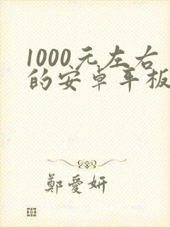 1000元左右的安卓平板推荐