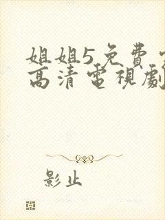 姐姐5免费完整高清电视剧看