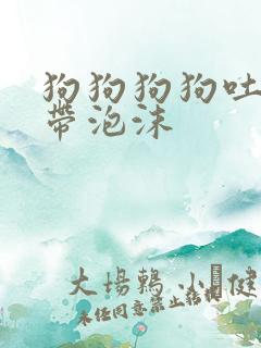 狗狗狗狗吐黄水带泡沫