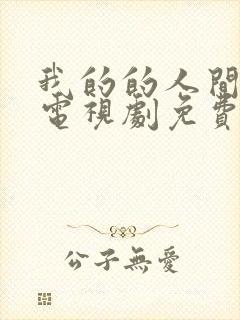 我的的人间烟火电视剧免费