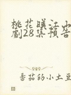 桃花映江山电视剧28集预告