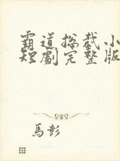 霸道总裁小娇妻短剧完整版