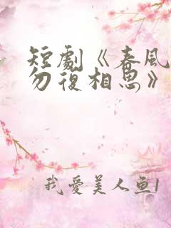 短剧《春风不言勿复相思》在线观看