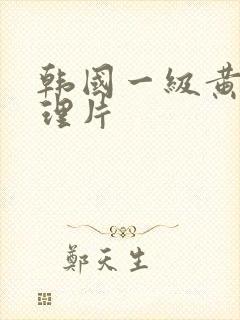 韩国一级黄色伦理片