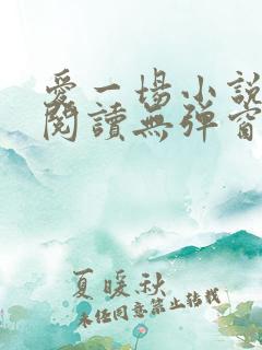 爱一场小说免费阅读无弹窗全文