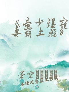 《帝少爆宠:娇妻霸上瘾》