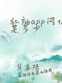 红袖app网站是多少