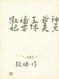 傲娇王爷神医王妃要休夫免费阅读