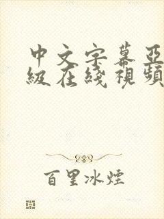 中文字幕亚洲三级在线视频