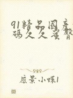 91精品国产乱码久久蜜臀