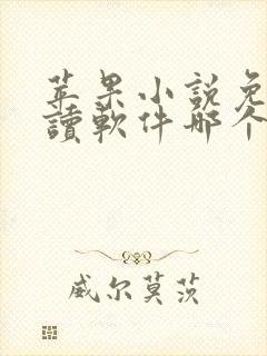 苹果小说免费阅读软件哪个好