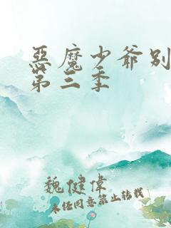 恶魔少爷别吻我第三季