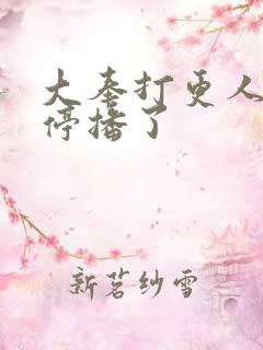 大奉打更人怎么停播了