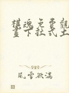 棋魂免费观看漫画下拉式土豪漫画