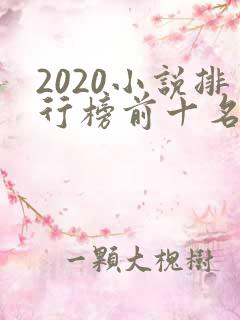 2020小说排行榜前十名