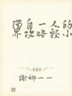 独自一人的异世界攻略轻小说