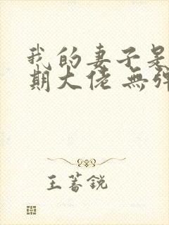 我的妻子是大乘期大佬 无弹窗